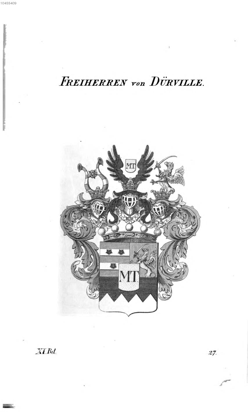 Dürville — Tyroff オーストリア君主国紋章集の原図