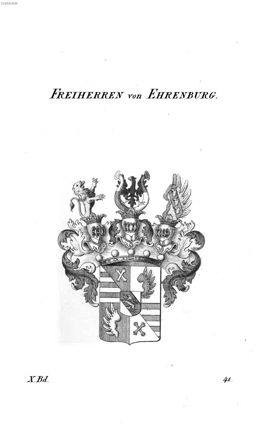 Ehrenburg — Tyroff オーストリア君主国紋章集の原図