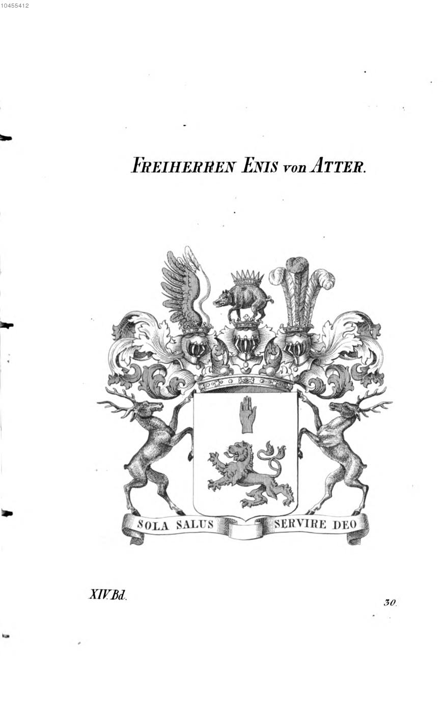 Enis von Atter 2 — Tyroff オーストリア君主国紋章集の原図