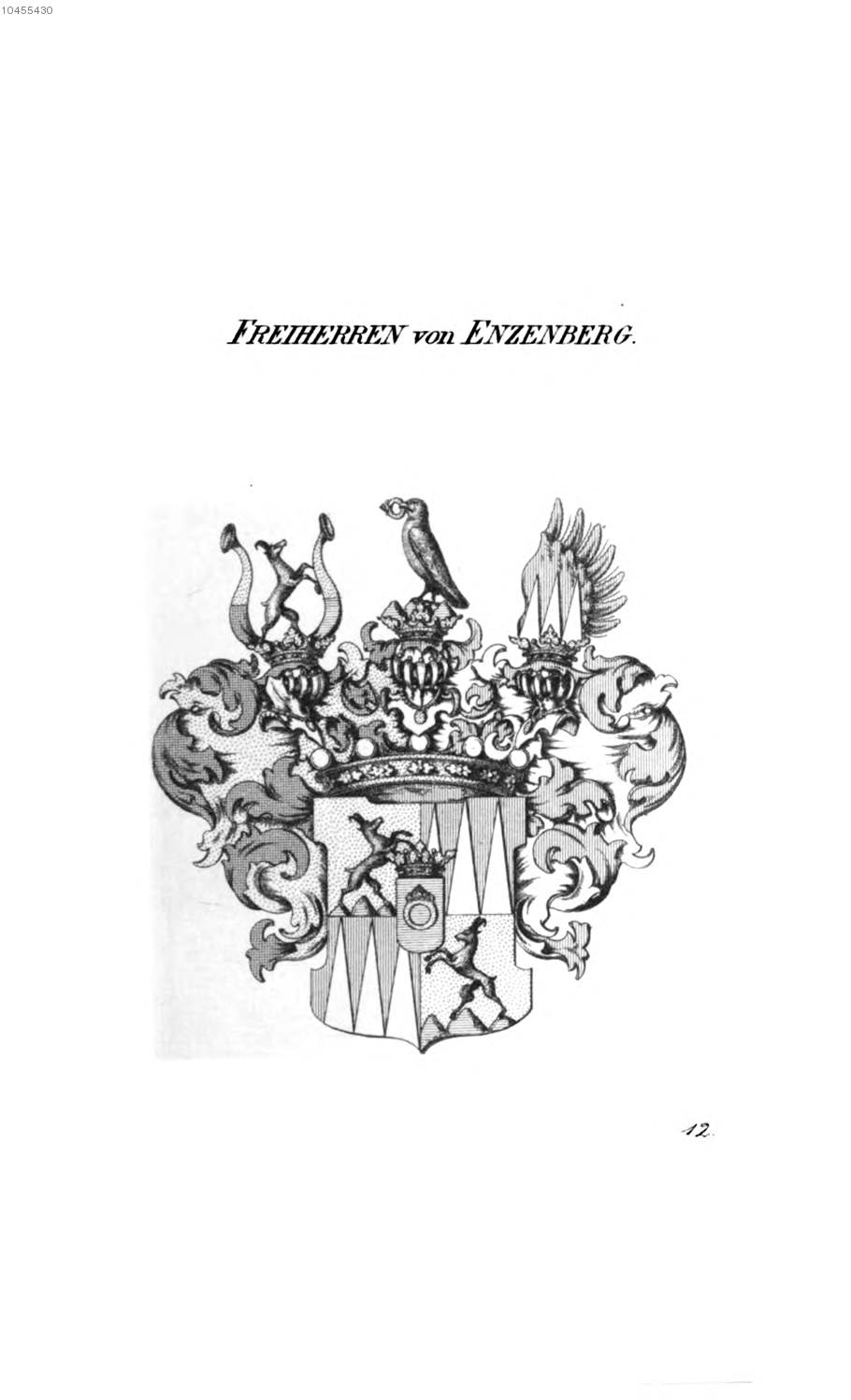 Enzenberg 2 — Tyroff オーストリア君主国紋章集の原図