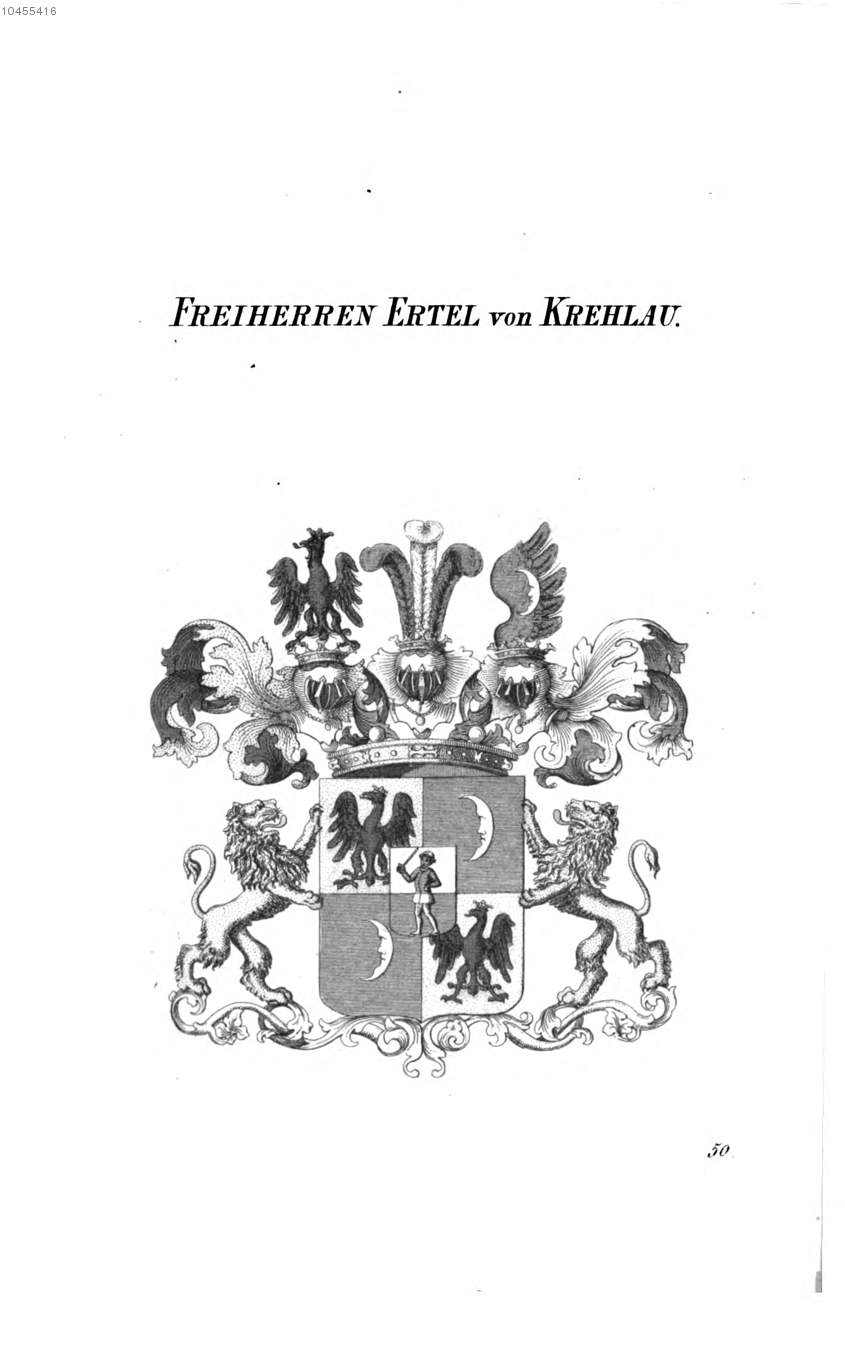 Ertel von Krehlau 1 — Tyroff オーストリア君主国紋章集の原図