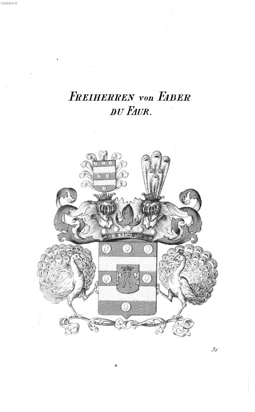 Faber Du Faur — Tyroff オーストリア君主国紋章集の原図