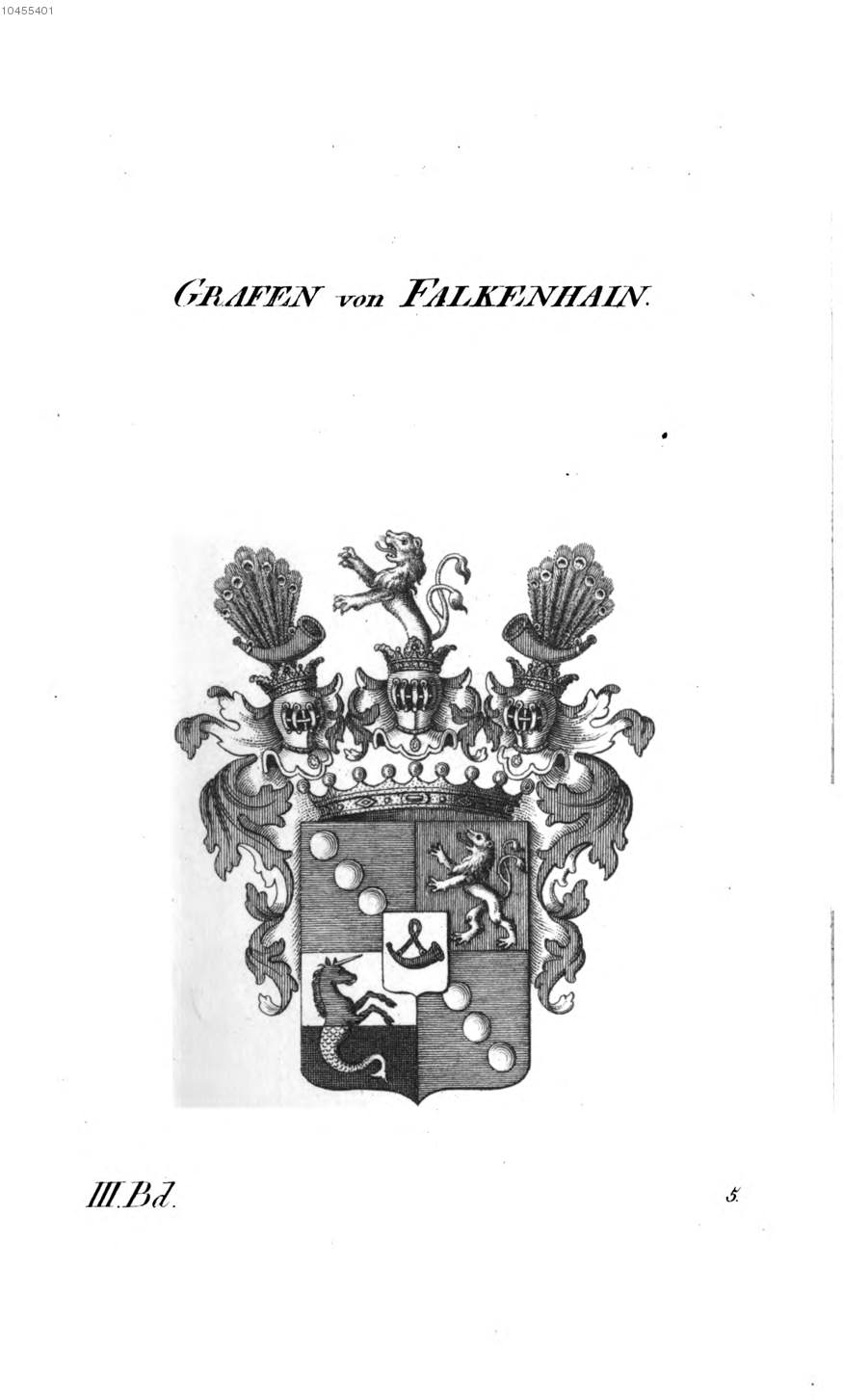Falkenhain — Tyroff オーストリア君主国紋章集の原図