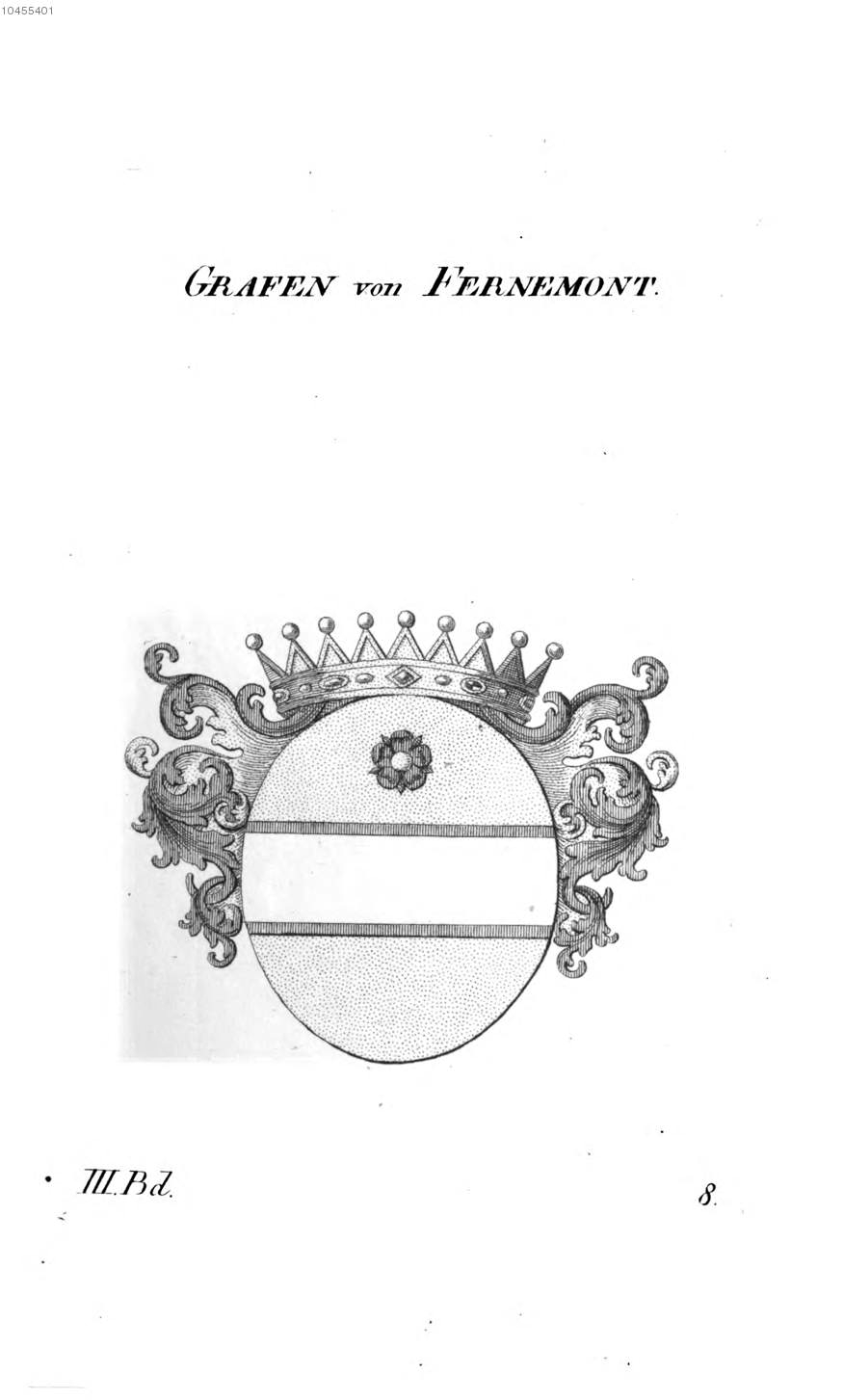 Fernemont — Tyroff オーストリア君主国紋章集の原図
