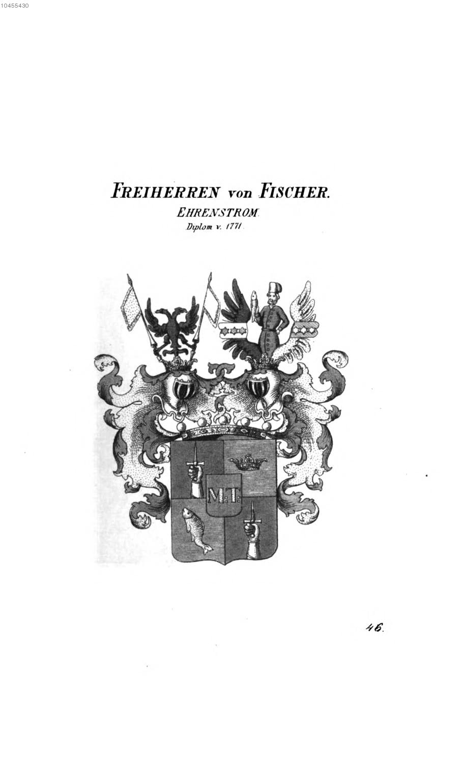Fischer Ehrenstrom 2 — Tyroff オーストリア君主国紋章集の原図
