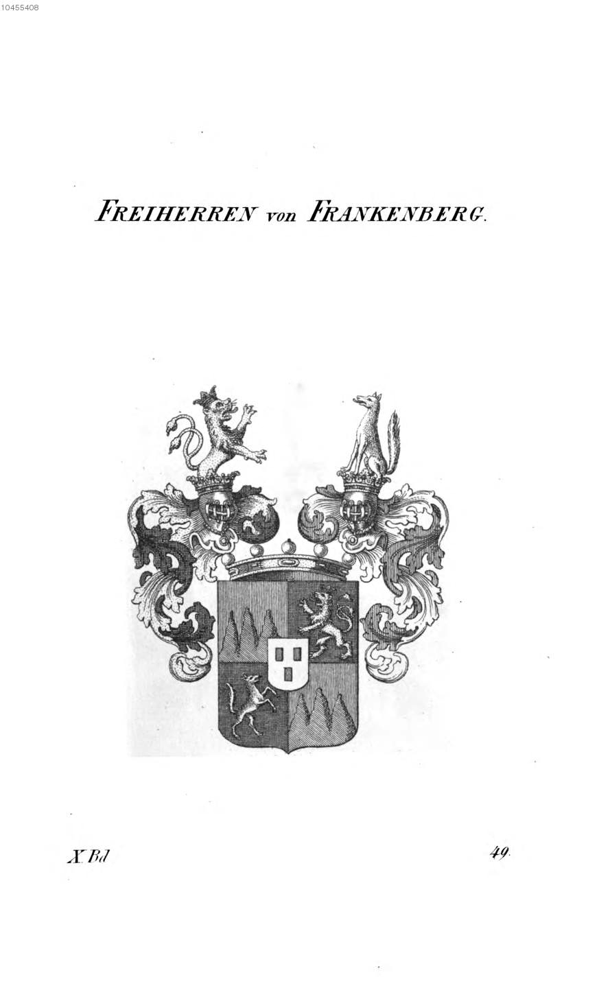 Frankenberg 2 — Tyroff オーストリア君主国紋章集の原図