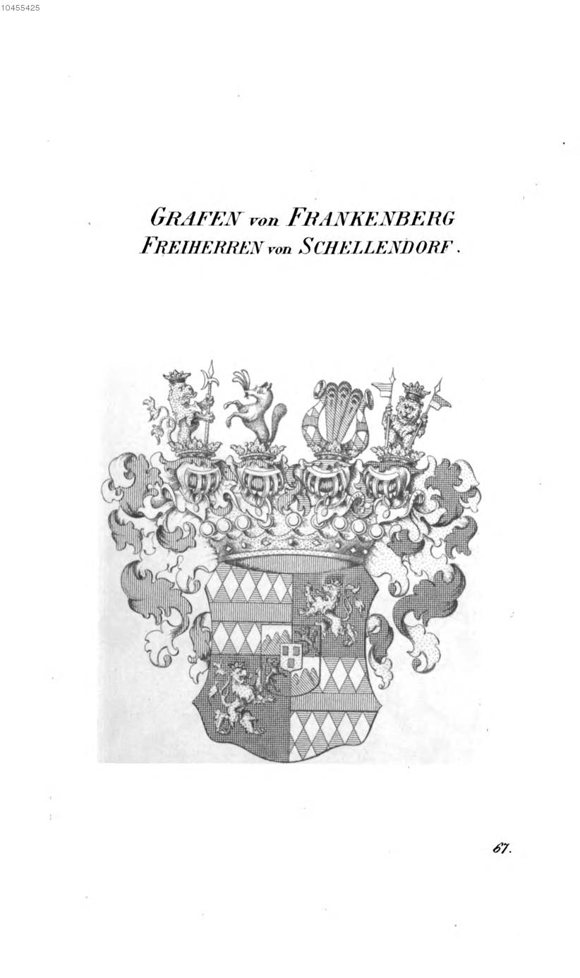 Frankenberg Schellendorf 2 — Tyroff オーストリア君主国紋章集の原図