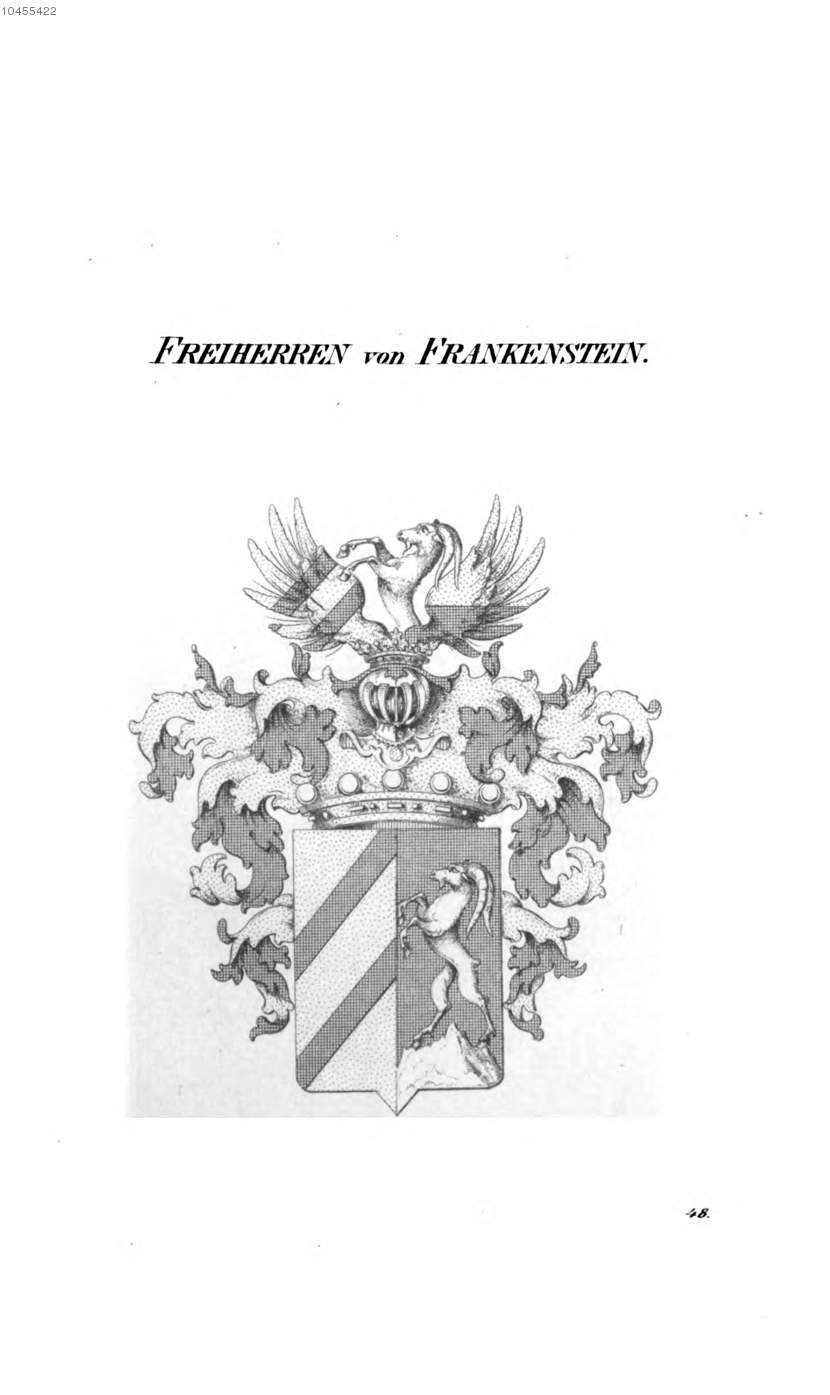 Frankenstein — Tyroff オーストリア君主国紋章集の原図