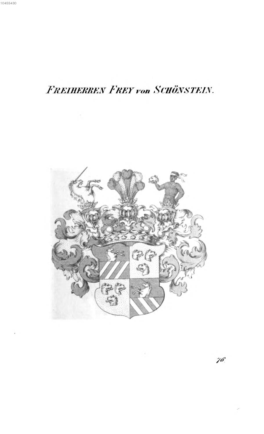 Frey von Schönstein 2 — Tyroff オーストリア君主国紋章集の原図