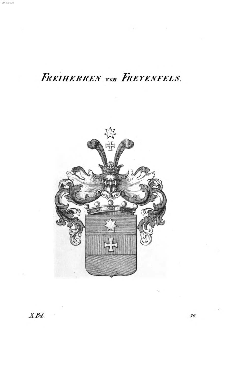 Freyenfels — Tyroff オーストリア君主国紋章集の原図