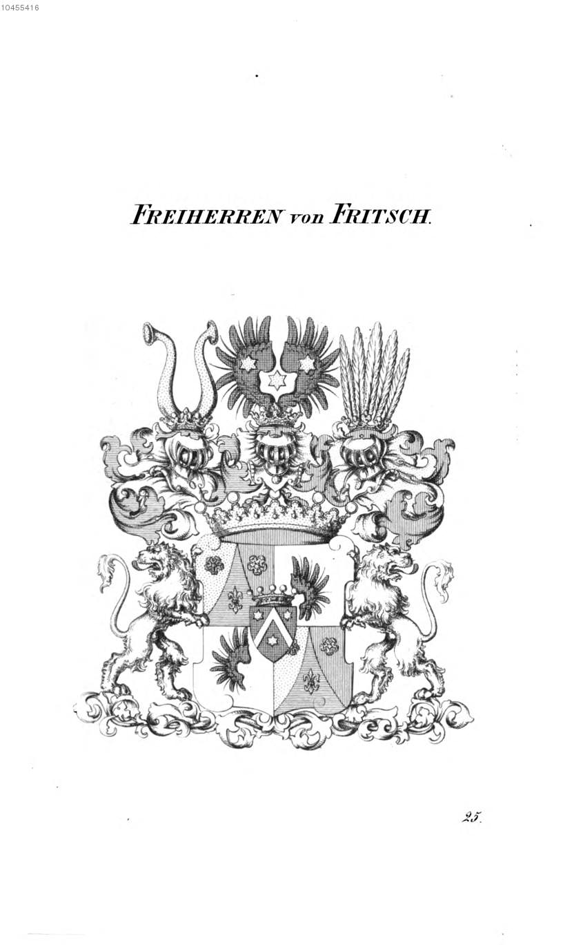 Fritsch 2 — Tyroff オーストリア君主国紋章集の原図