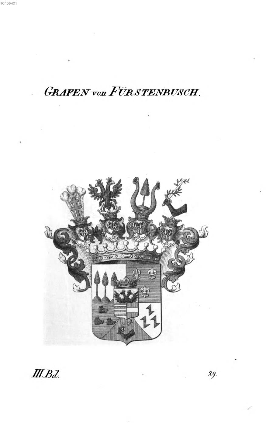 Fürstenbusch — Tyroff オーストリア君主国紋章集の原図