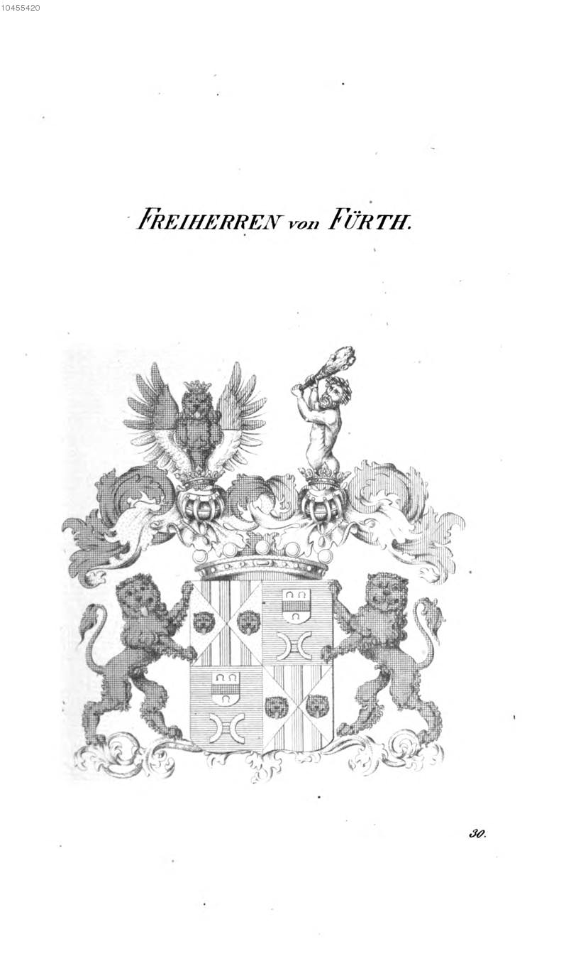 Fürth — Tyroff オーストリア君主国紋章集の原図