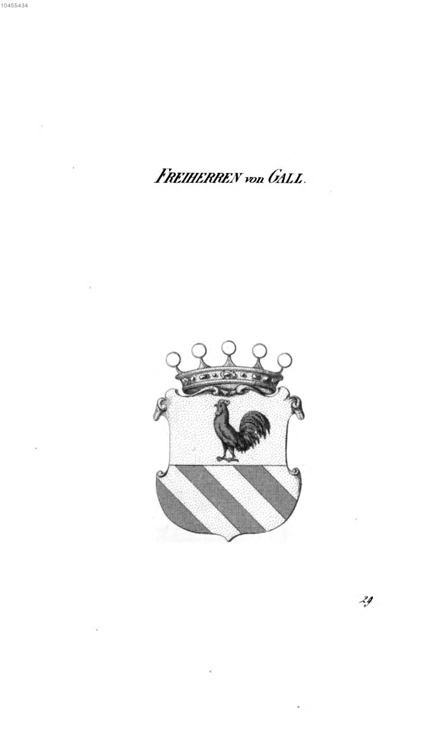 Gall — Tyroff オーストリア君主国紋章集の原図