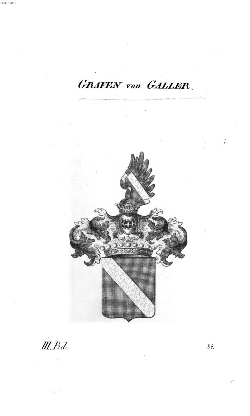 Galler — Tyroff オーストリア君主国紋章集の原図