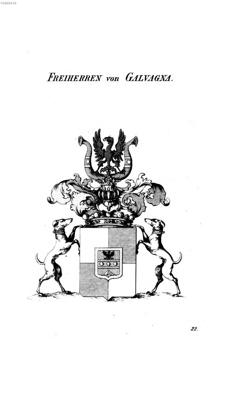 Galvagna — Tyroff オーストリア君主国紋章集の原図