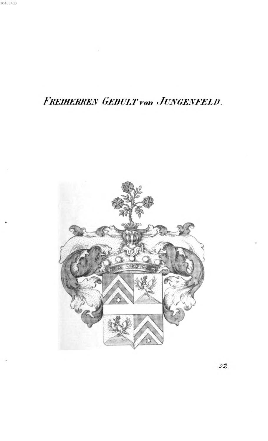 Gedult von Jungenfeld 2 — Tyroff オーストリア君主国紋章集の原図