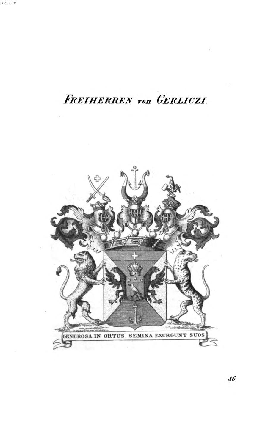 Gerliczi 2 — Tyroff オーストリア君主国紋章集の原図