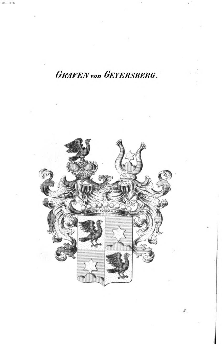 Geyersberg — Tyroff オーストリア君主国紋章集の原図