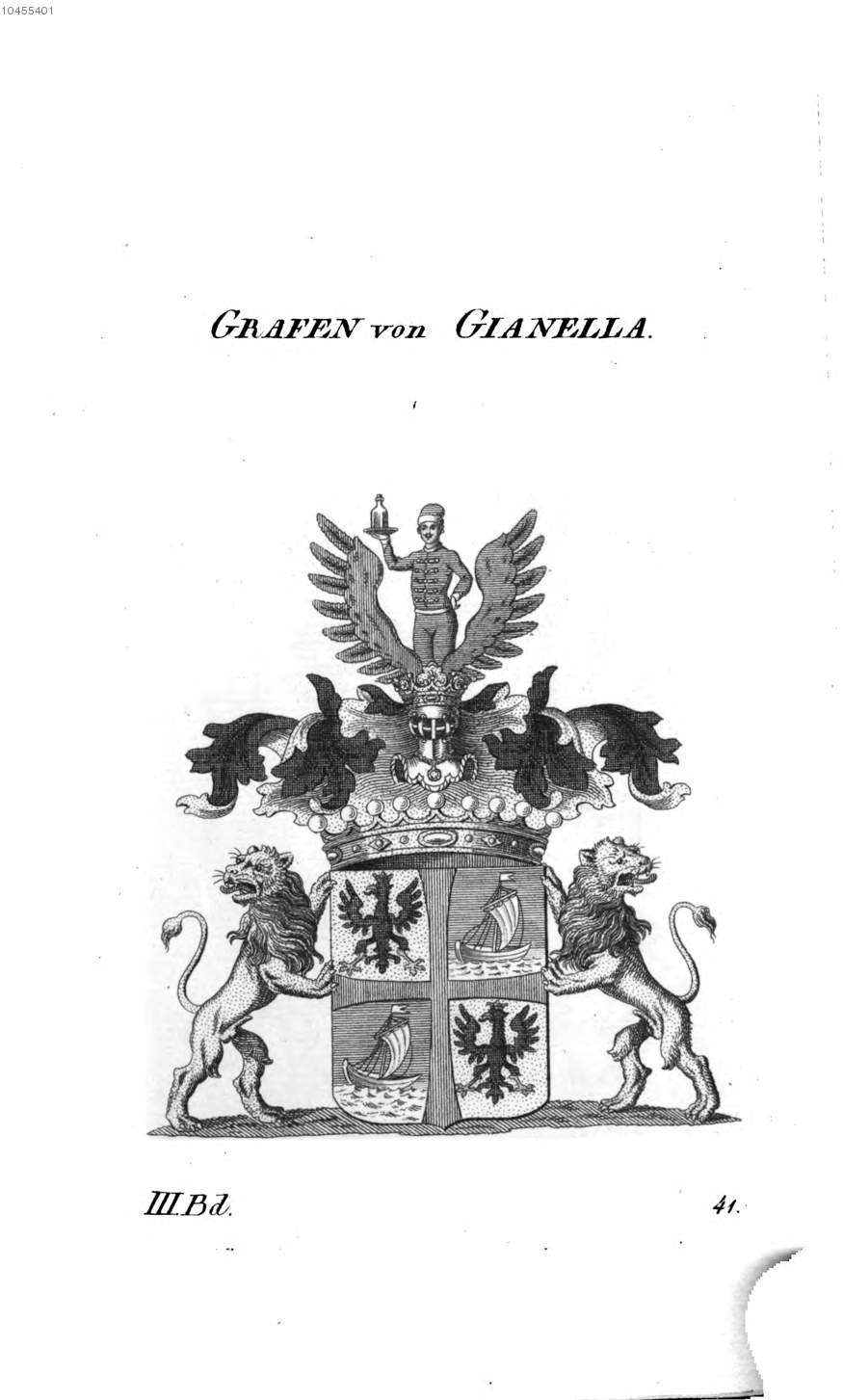 Gianella — Tyroff オーストリア君主国紋章集の原図