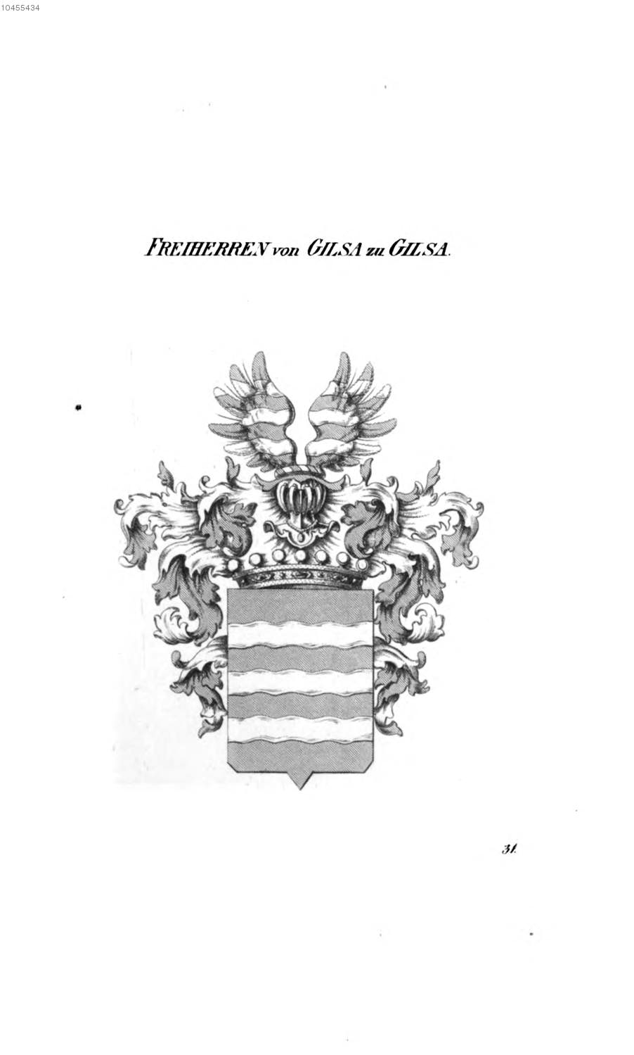 Gilsa zu Gilsa — Tyroff オーストリア君主国紋章集の原図