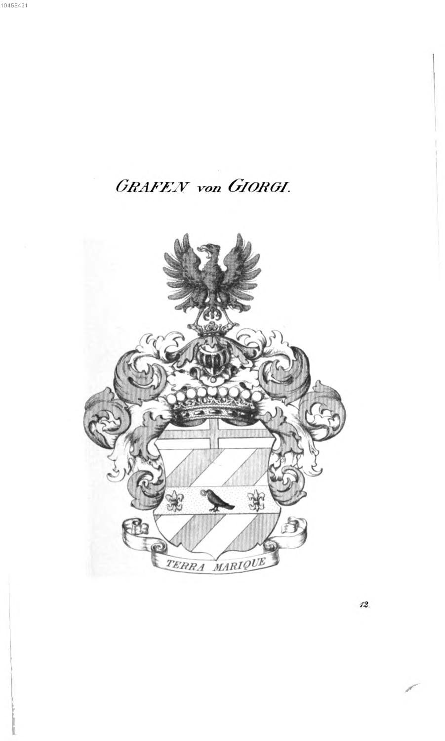 Giorgi — Tyroff オーストリア君主国紋章集の原図