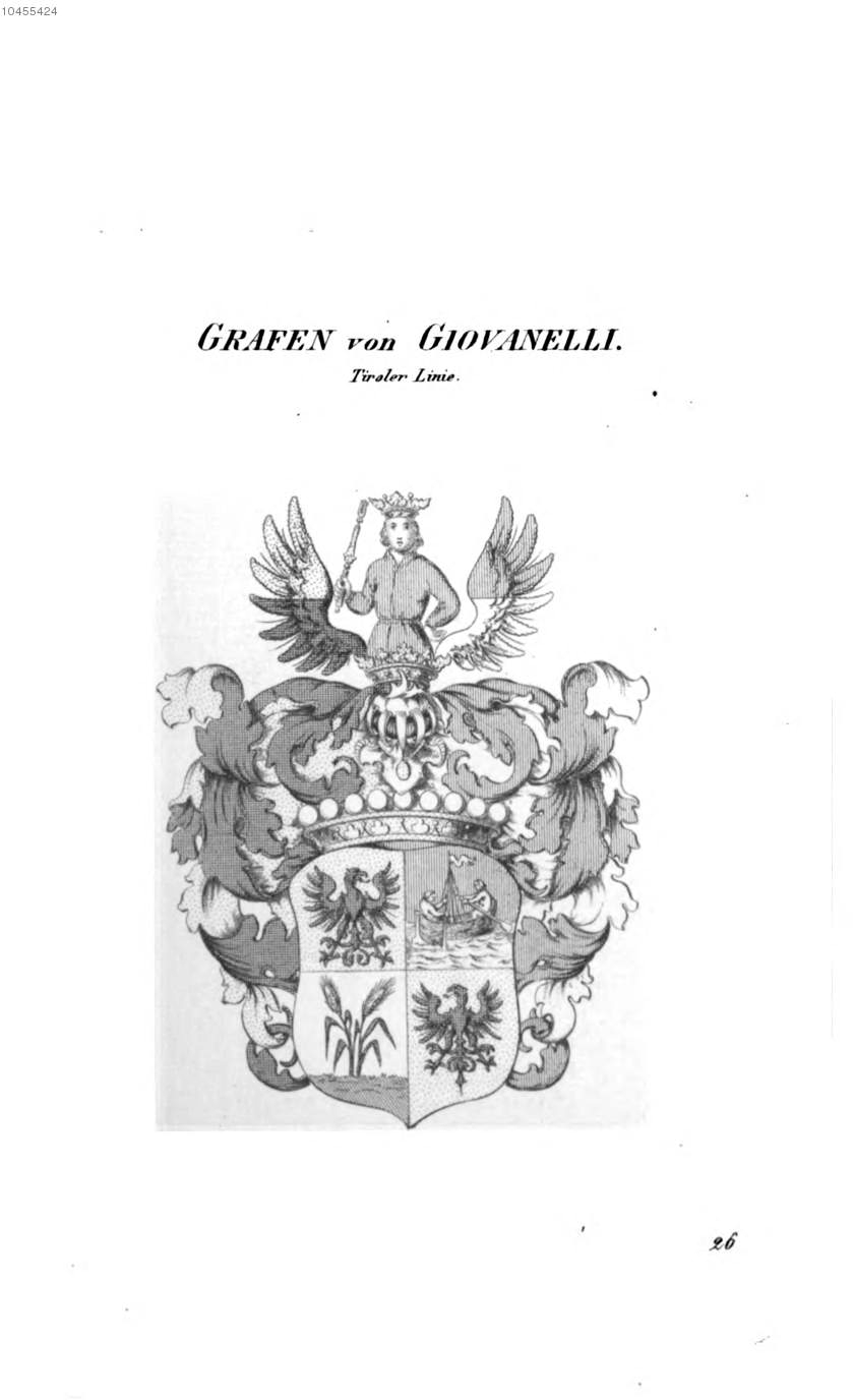 Giovanelli 2 — Tyroff オーストリア君主国紋章集の原図
