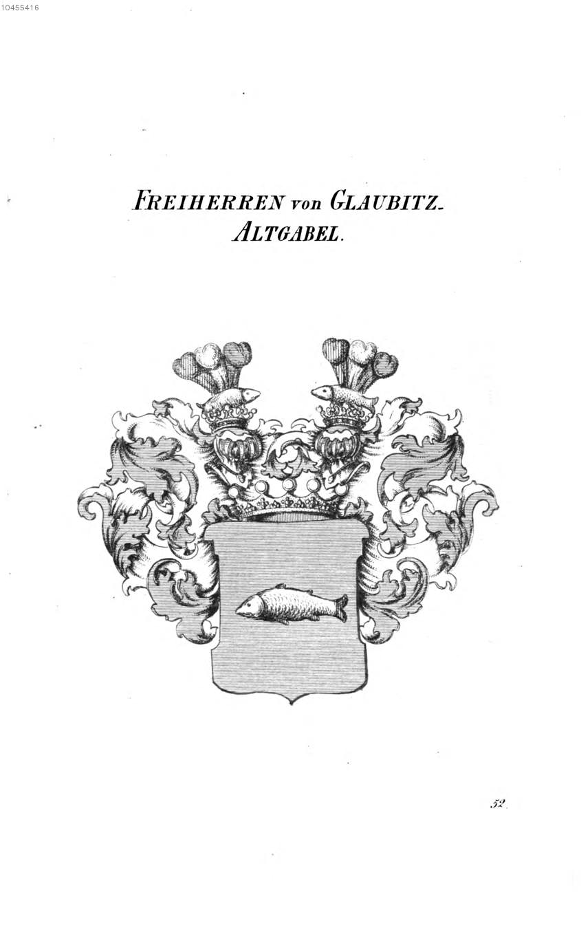 Glaubitz Altgabel — Tyroff オーストリア君主国紋章集の原図