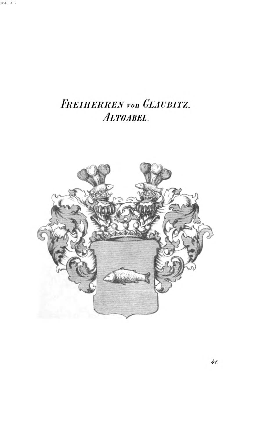 Glaubitz Altgabel 2 — Tyroff オーストリア君主国紋章集の原図