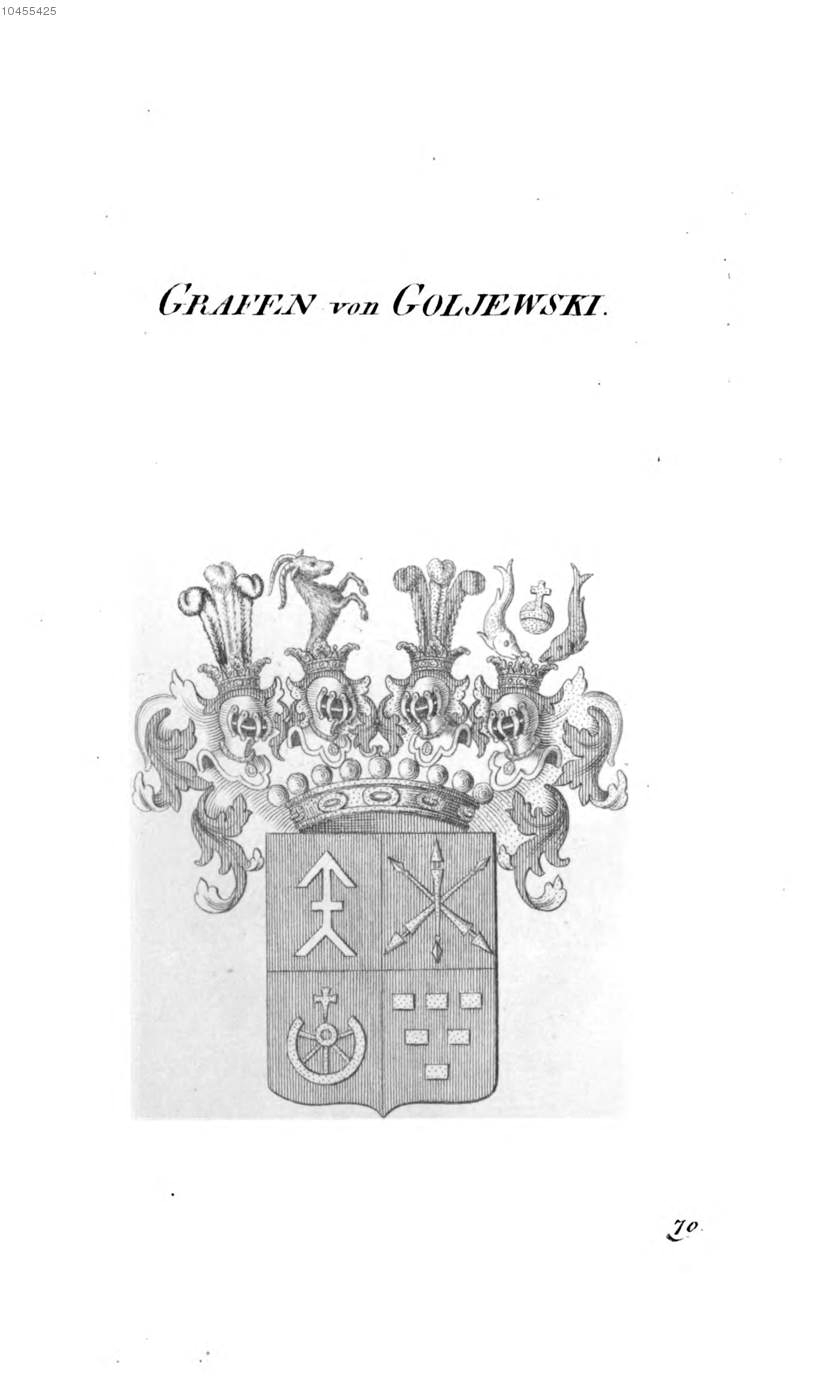 Goljewski 2 — Tyroff オーストリア君主国紋章集の原図