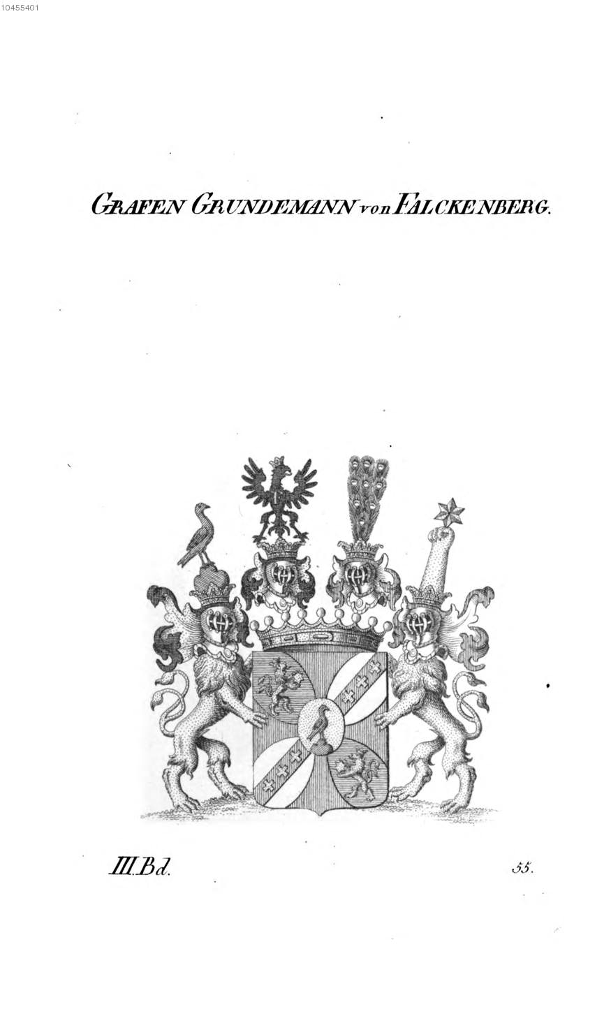 Grundemann von Falckenberg 2 — Tyroff オーストリア君主国紋章集の原図