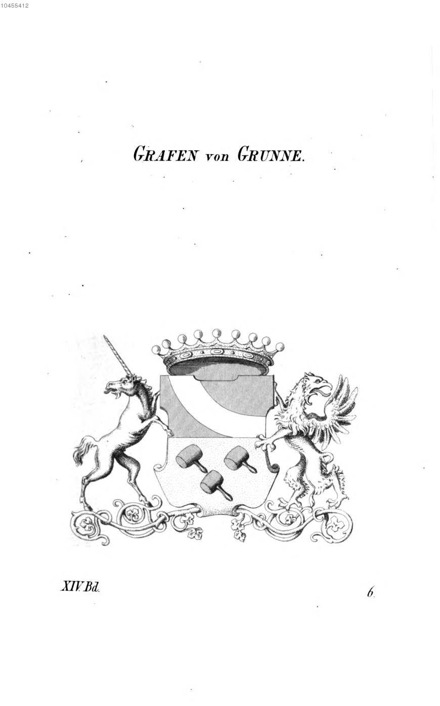 Grunne — Tyroff オーストリア君主国紋章集の原図
