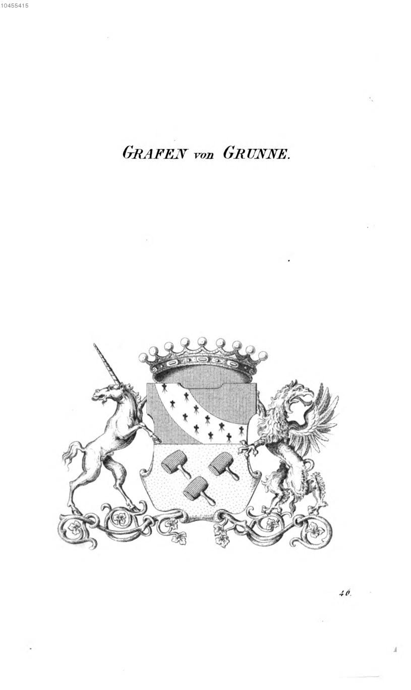 Grunne 2 — Tyroff オーストリア君主国紋章集の原図