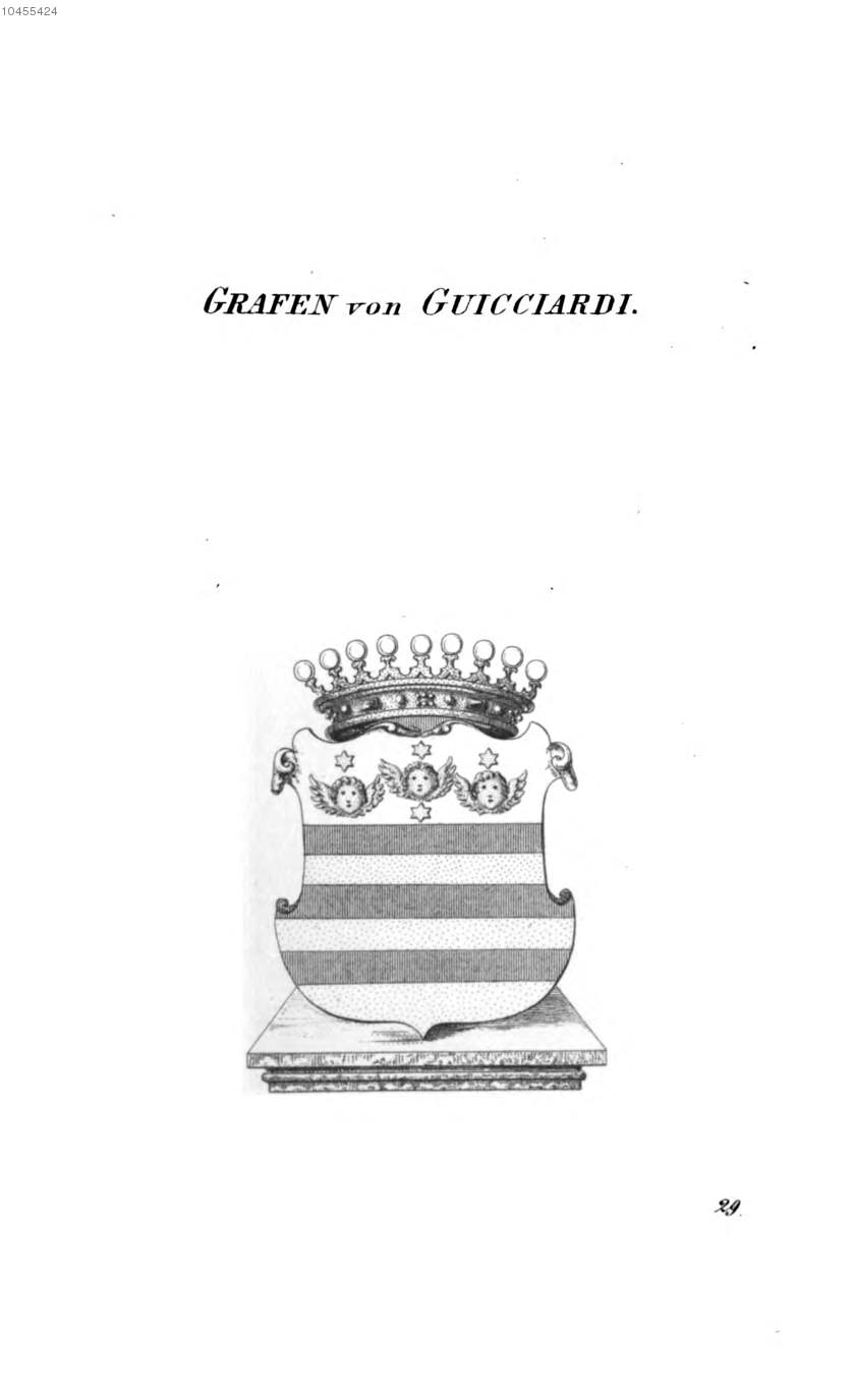Guicciardi — Tyroff オーストリア君主国紋章集の原図