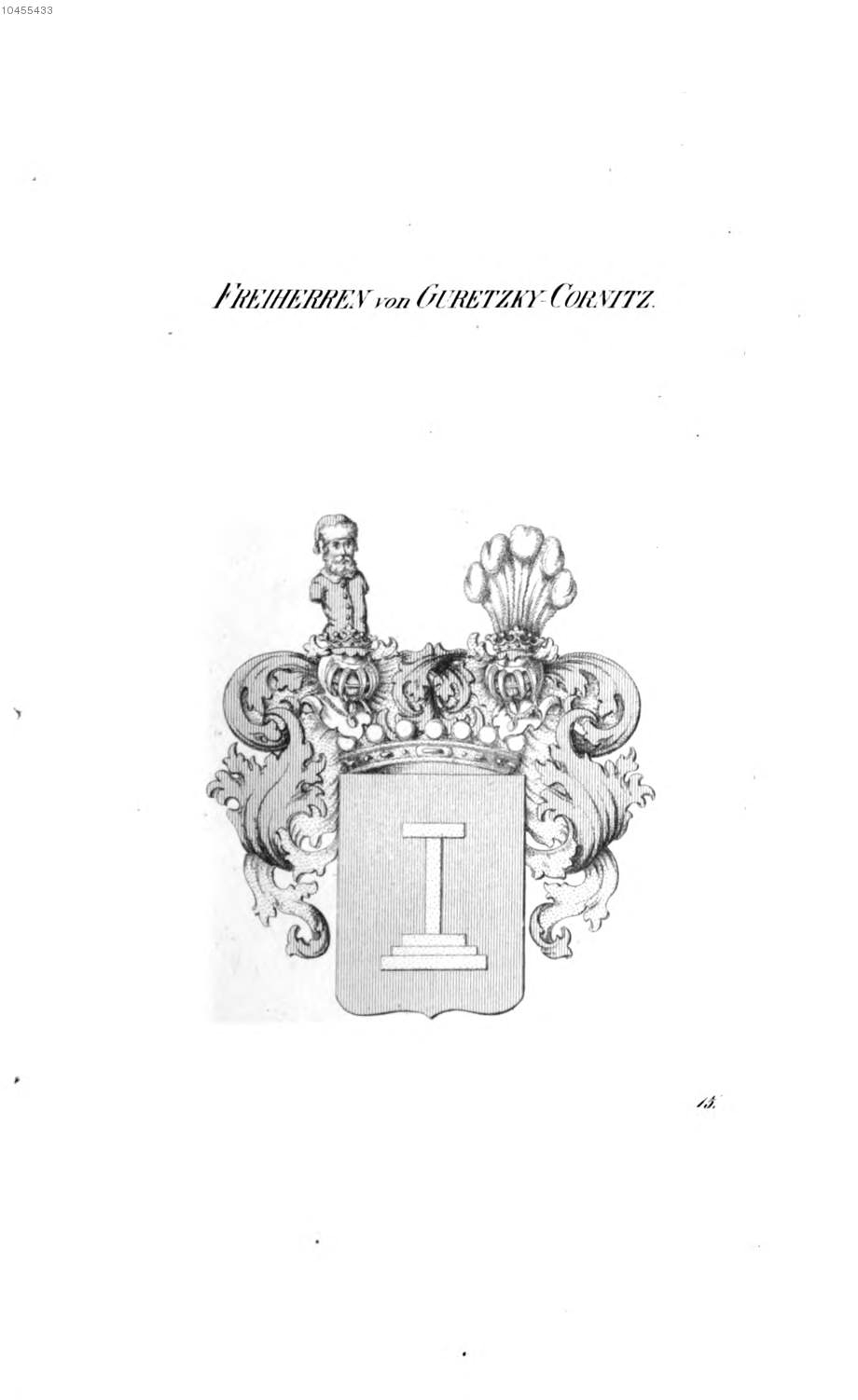 Guretzky Cornitz — Tyroff オーストリア君主国紋章集の原図