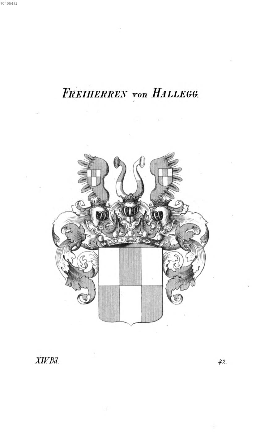 Hallegg — Tyroff オーストリア君主国紋章集の原図