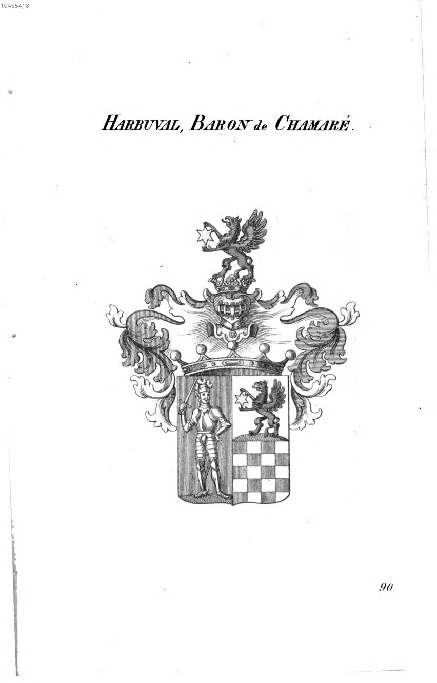 Harbuval von Charamé 2 — Tyroff オーストリア君主国紋章集の原図