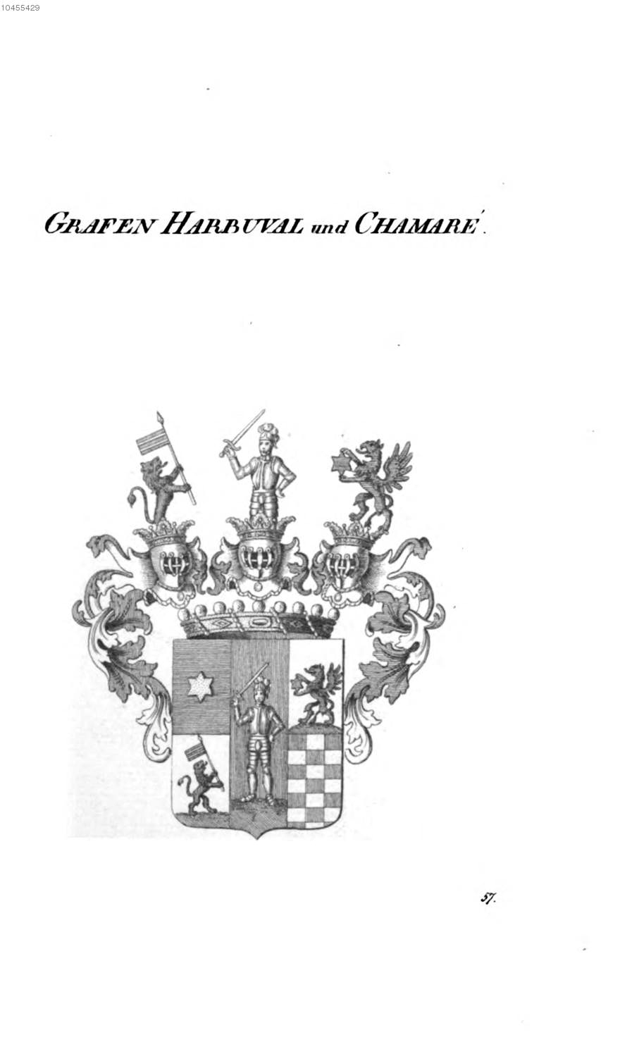 Harbuval von Charamé 3 — Tyroff オーストリア君主国紋章集の原図