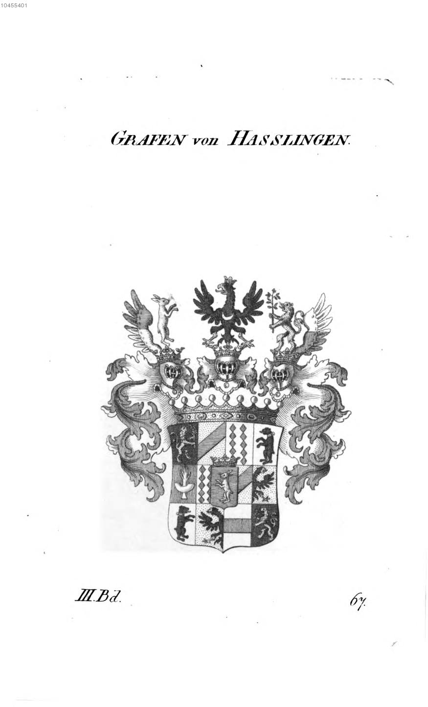 Hasslingen — Tyroff オーストリア君主国紋章集の原図
