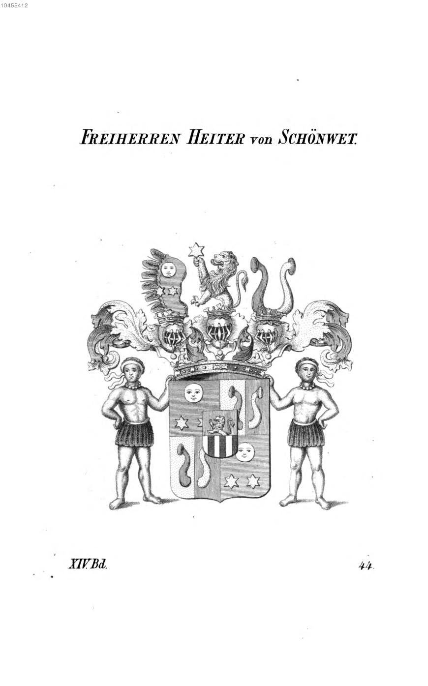 Heiter von Schönwet — Tyroff オーストリア君主国紋章集の原図