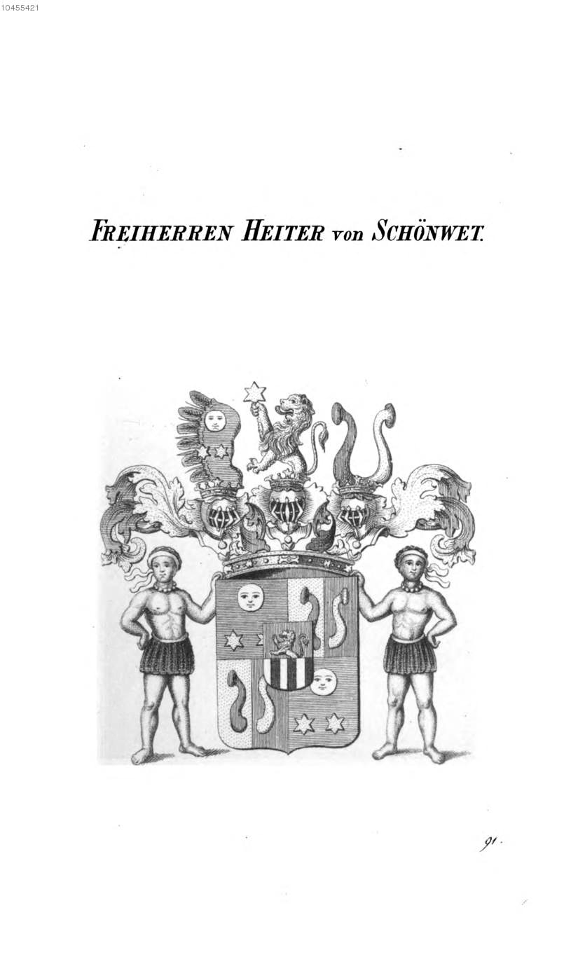 Heiter von Schönwet 2 — Tyroff オーストリア君主国紋章集の原図