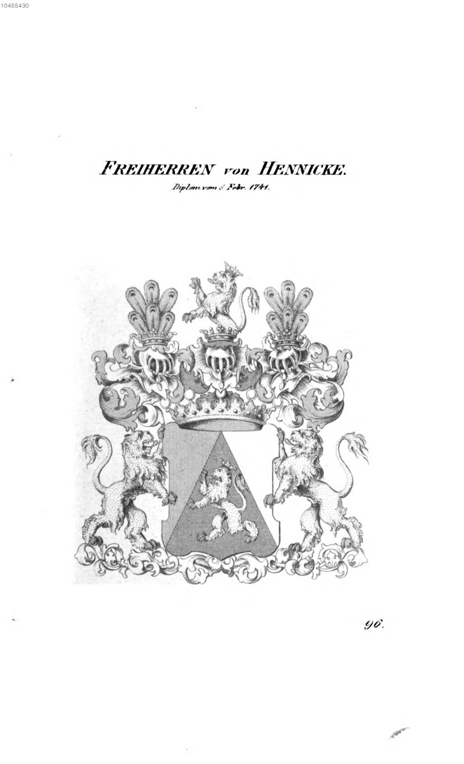 Hennicke — Tyroff オーストリア君主国紋章集の原図
