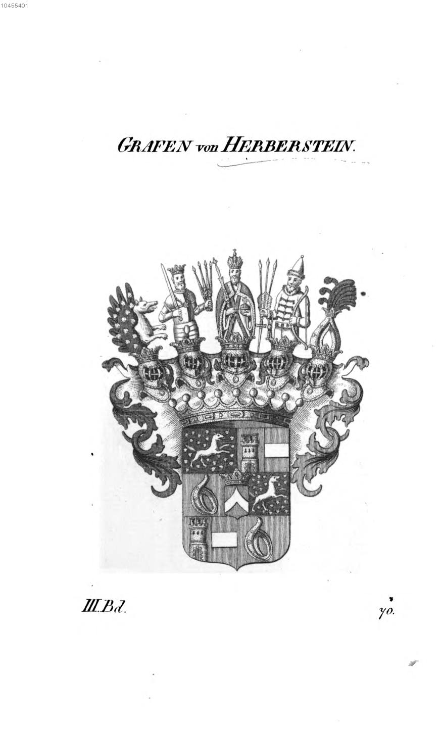 Herberstein — Tyroff オーストリア君主国紋章集の原図