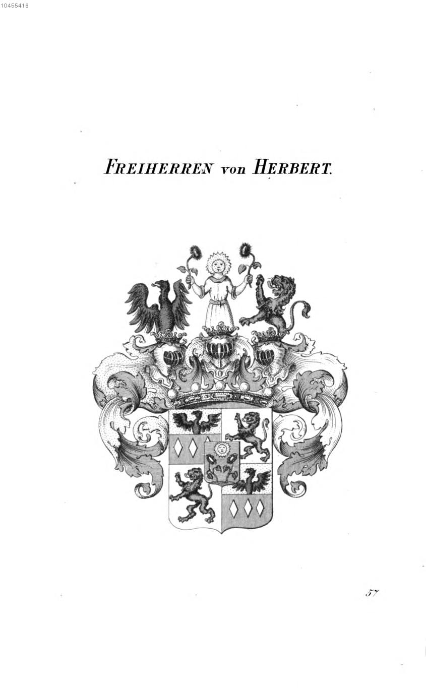 Herbert 2 — Tyroff オーストリア君主国紋章集の原図