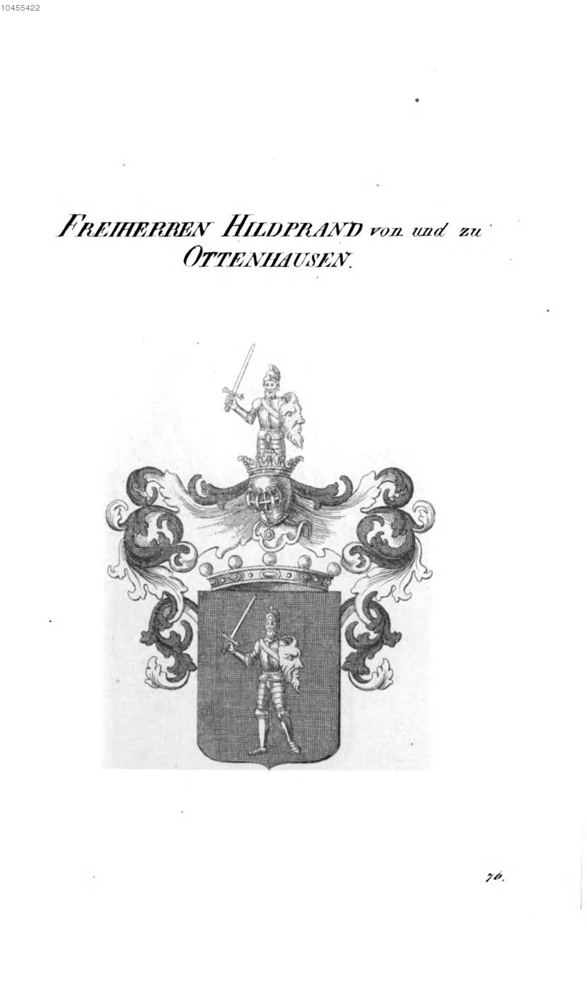 Hildprand V und Z Ottenhausen 2 — Tyroff オーストリア君主国紋章集の原図
