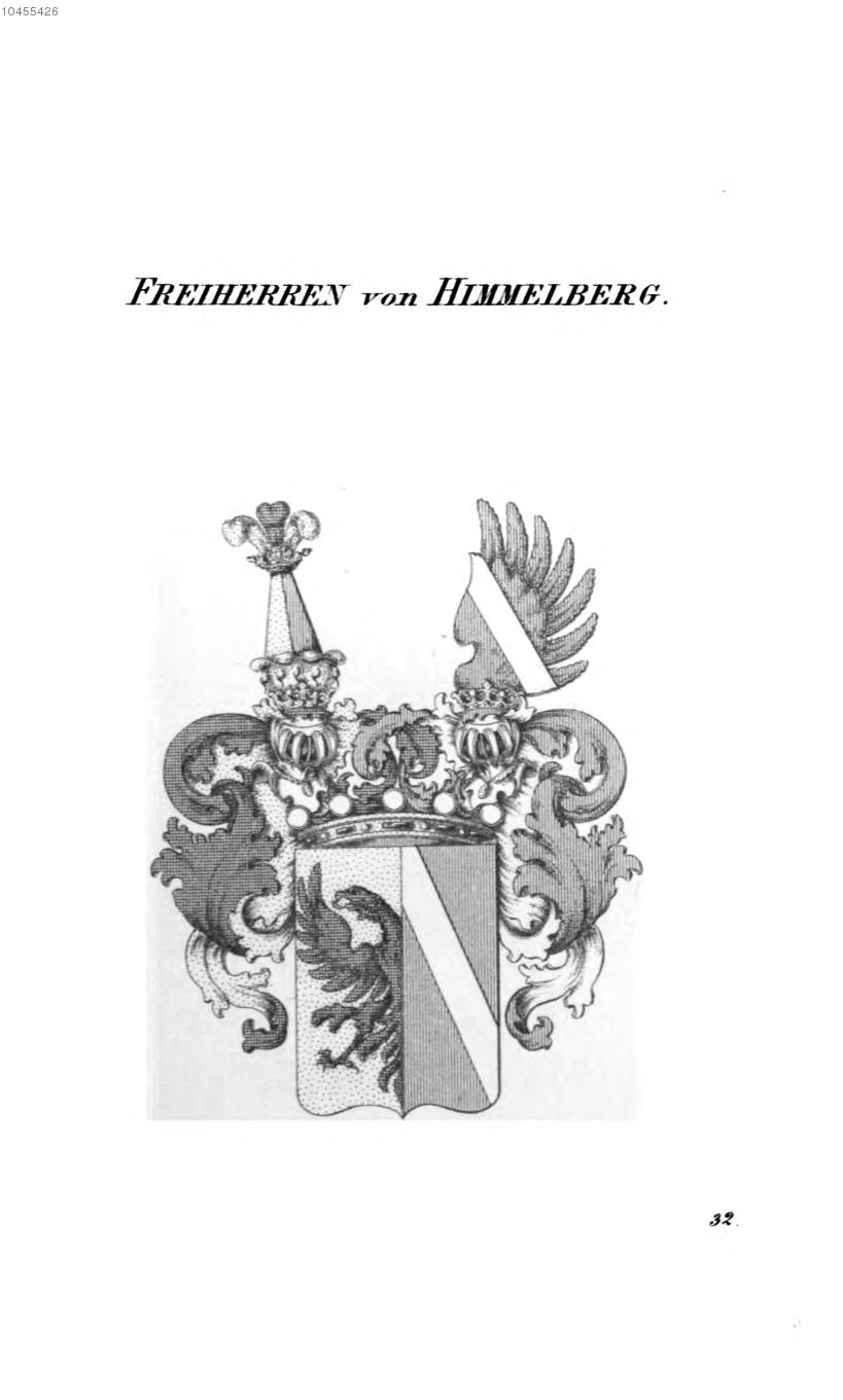 Himmelberg — Tyroff オーストリア君主国紋章集の原図