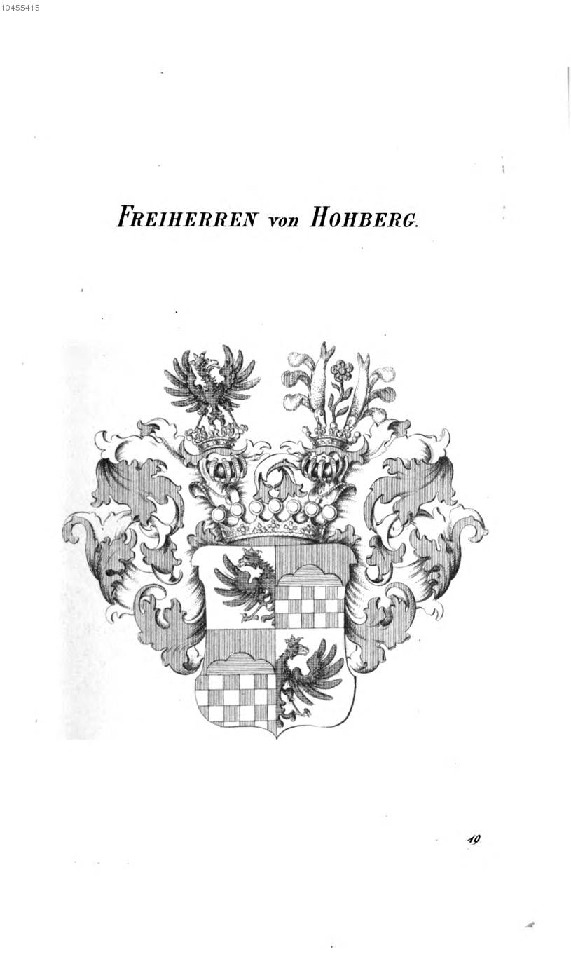 Hohberg 2 — Tyroff オーストリア君主国紋章集の原図