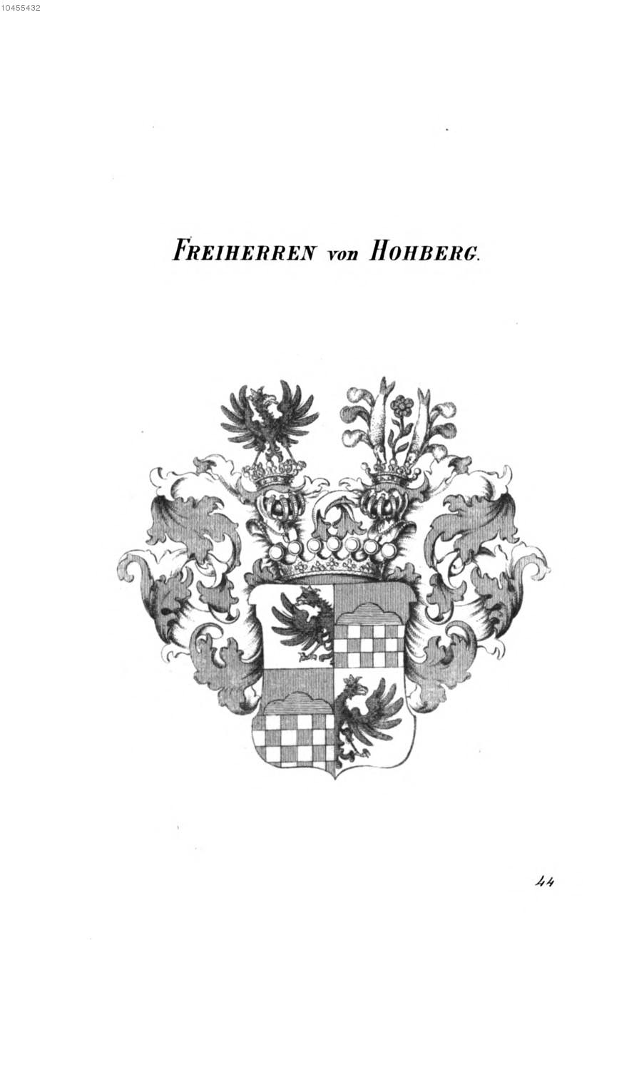 Hohberg 3 — Tyroff オーストリア君主国紋章集の原図