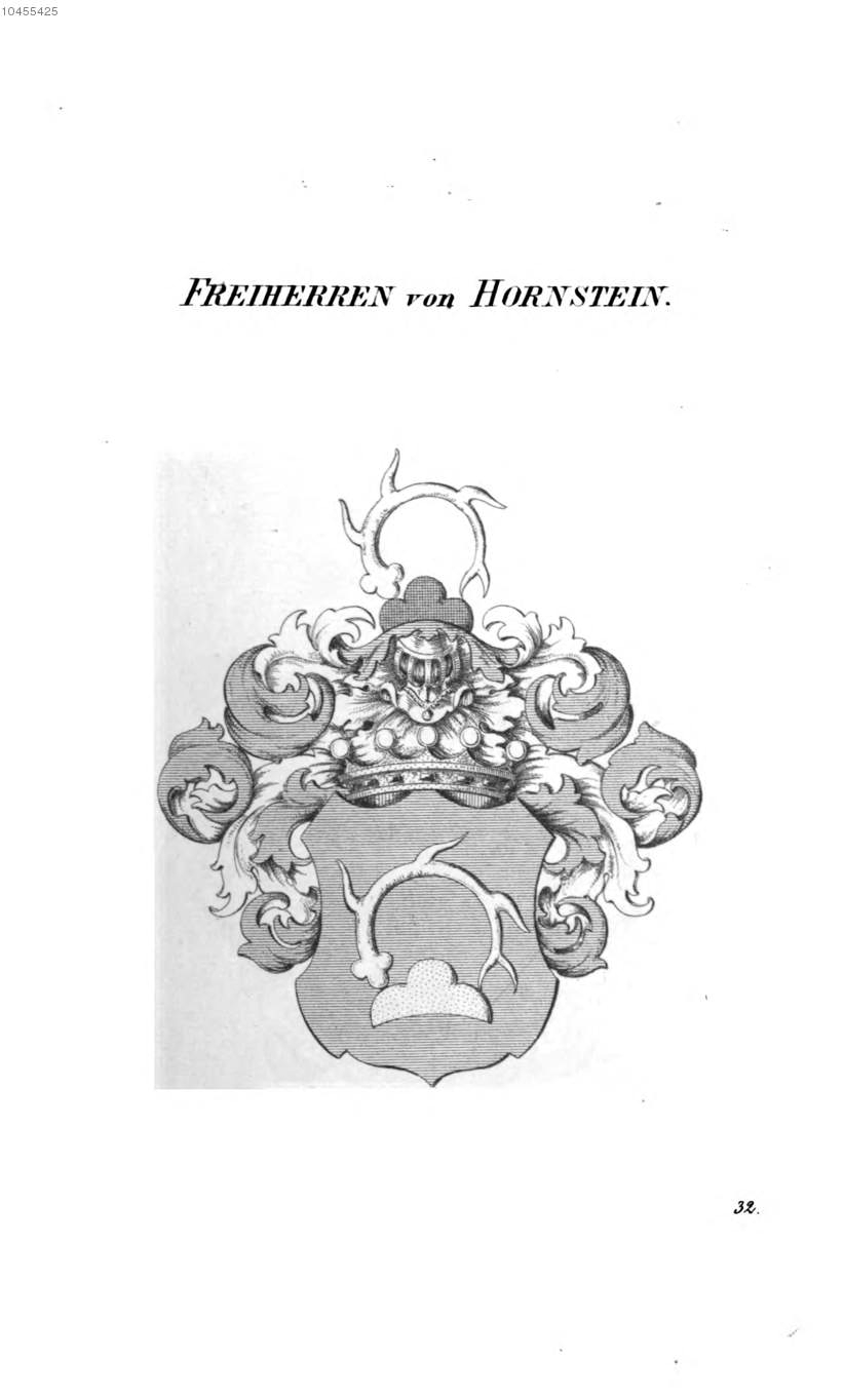 Hornstein — Tyroff オーストリア君主国紋章集の原図