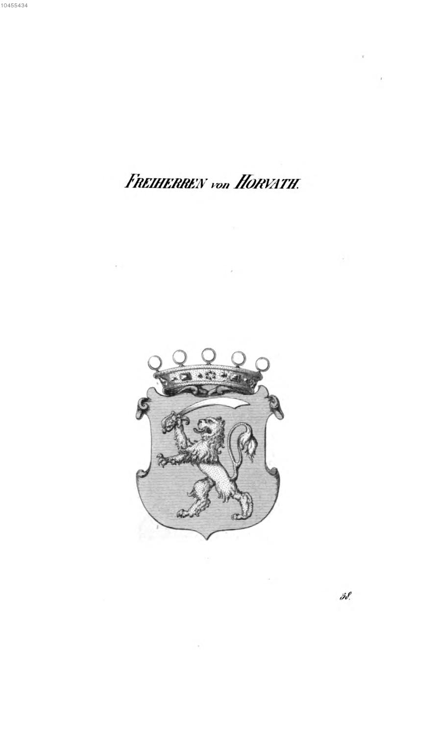 Horvath — Tyroff オーストリア君主国紋章集の原図